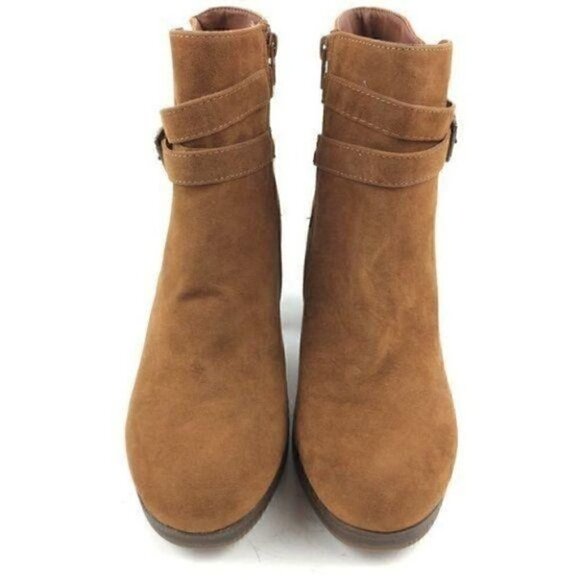 new a new day mid calf boot 11 Faux Suede platform - Picture 3 of 9